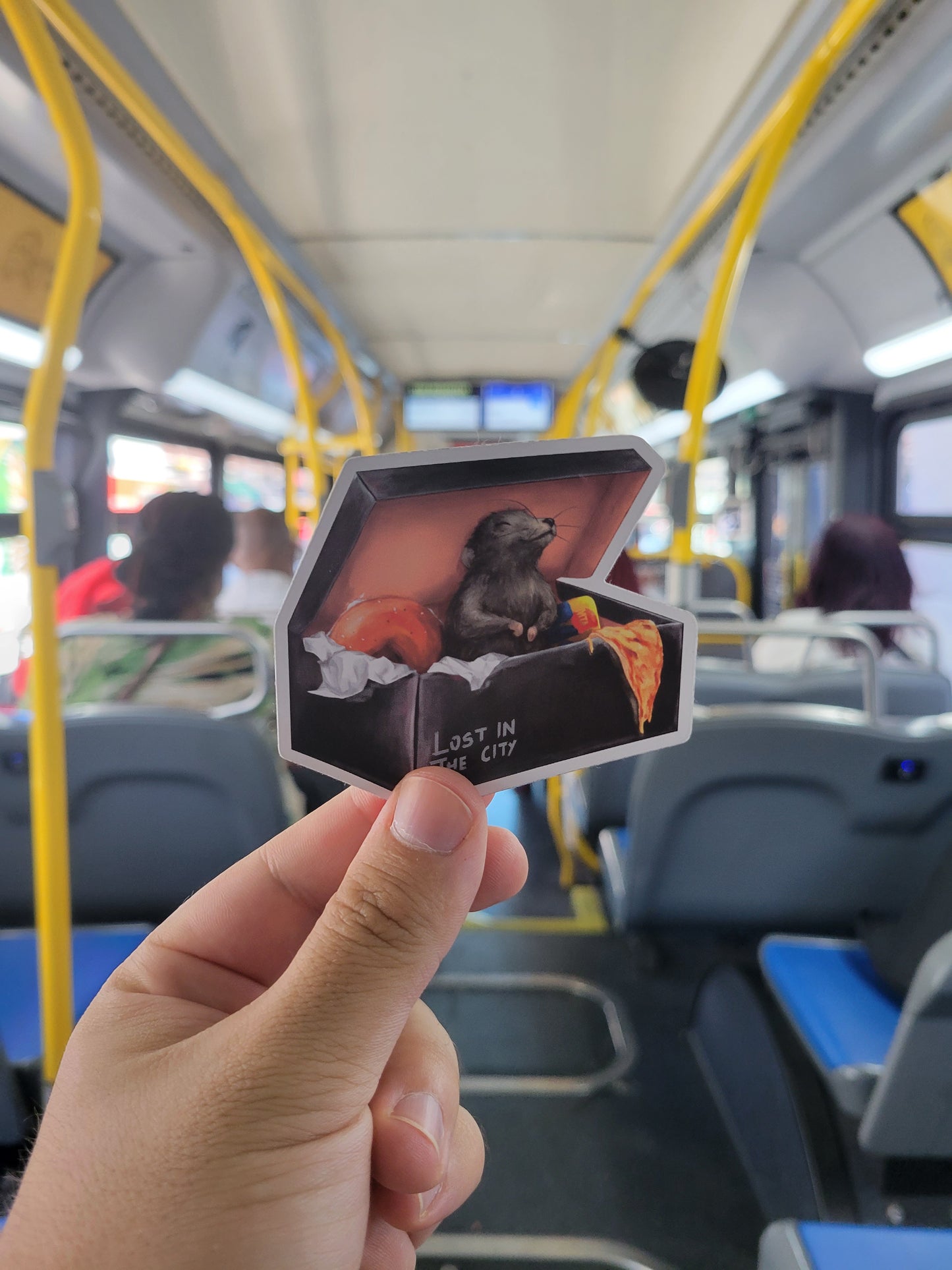 Shoebox Rat Sticker