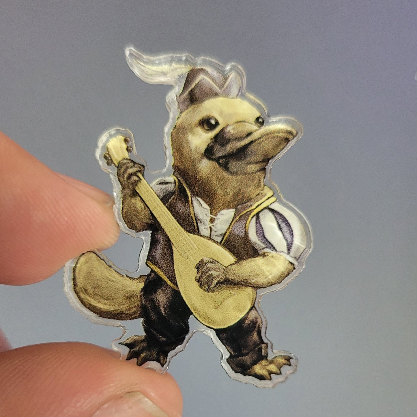 Bard Platypus Acrylic Pin