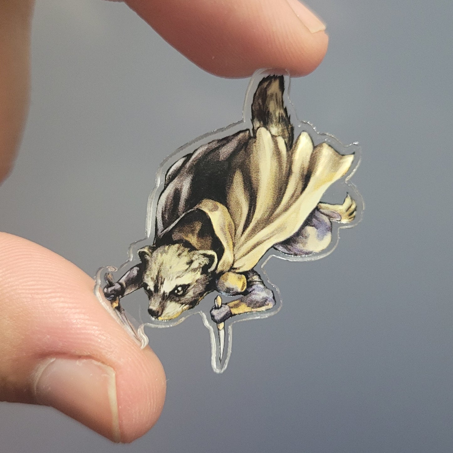 Rogue Raccoon Acrylic Pin