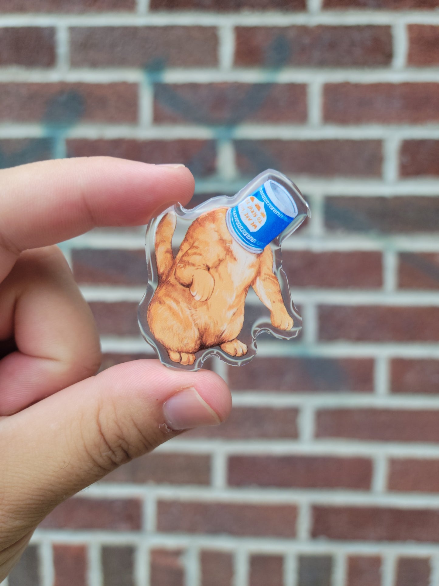 Bodega Coffee Cat Acrylic Pin