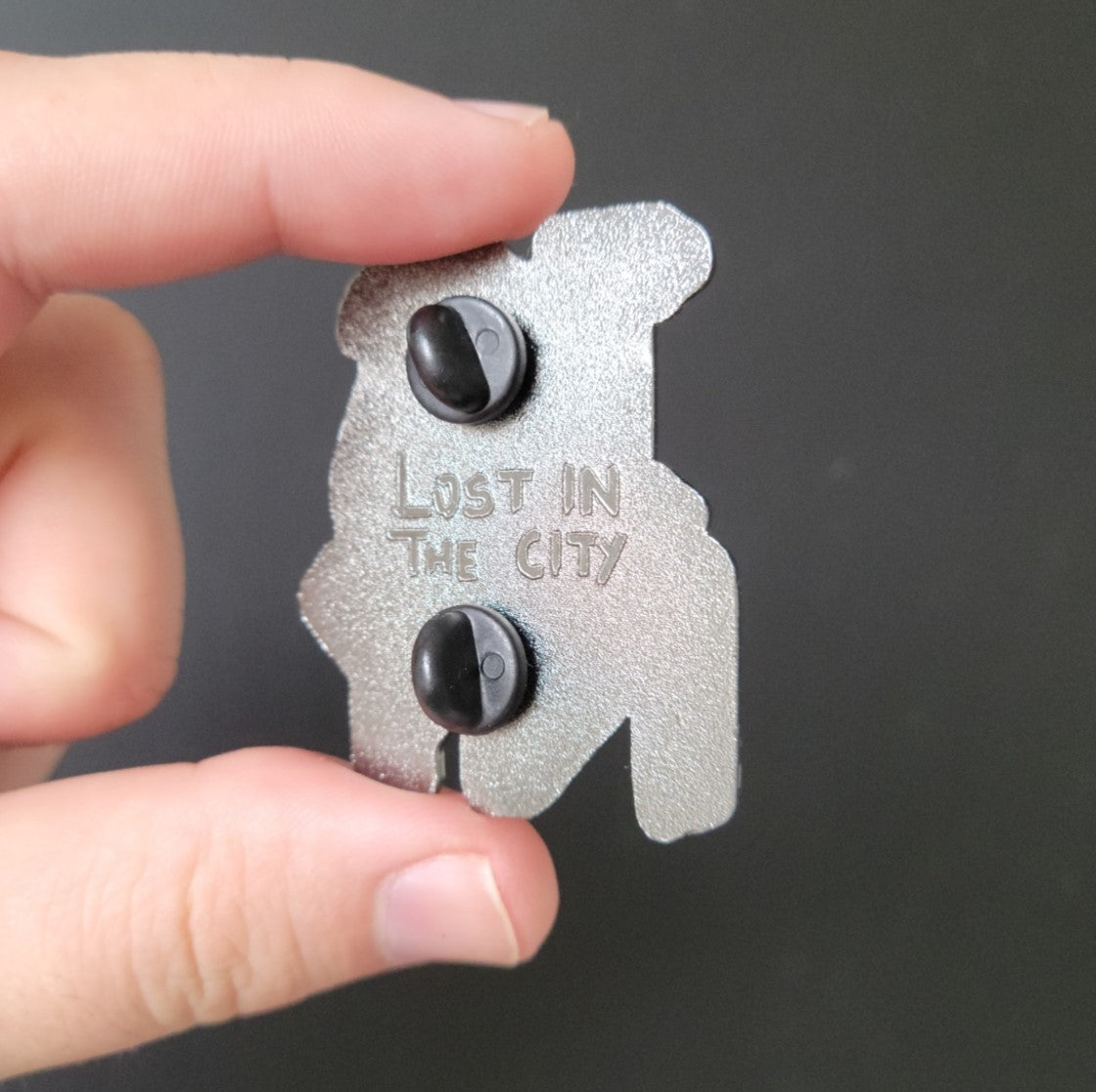 I Rat NY Metallic Pin