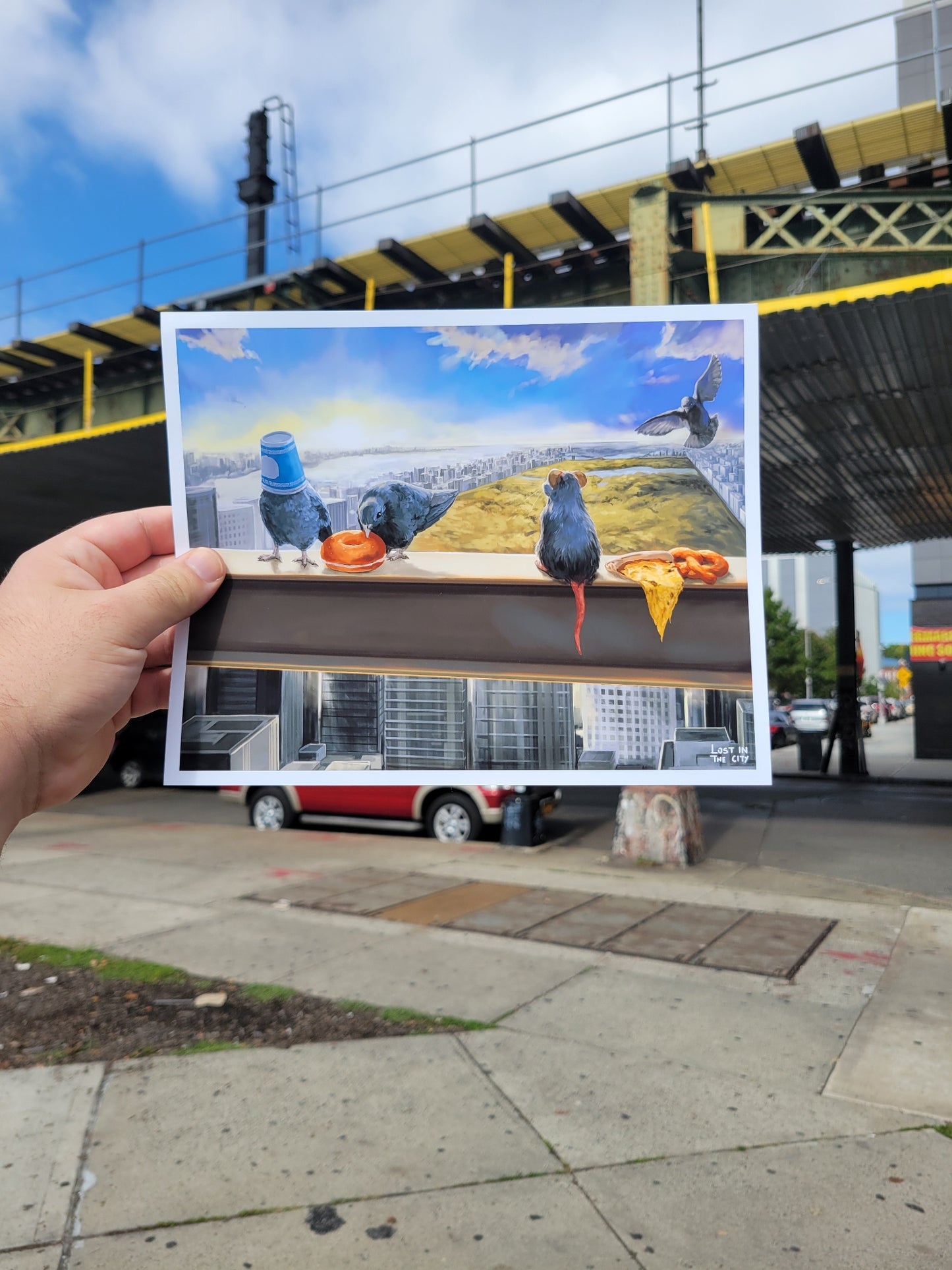 Skyscraper Picnic Print | Lost in the City