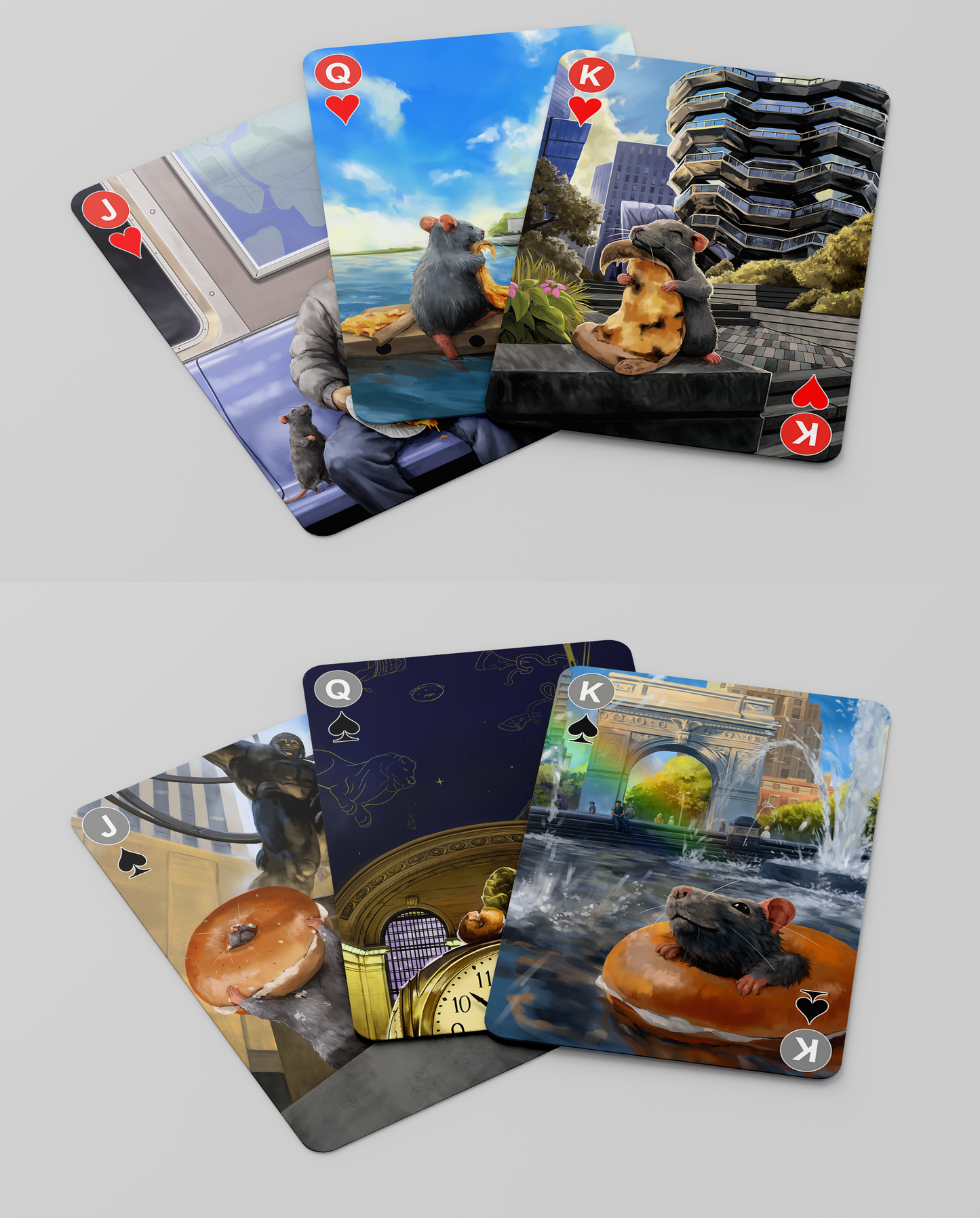 Deck of rat cards