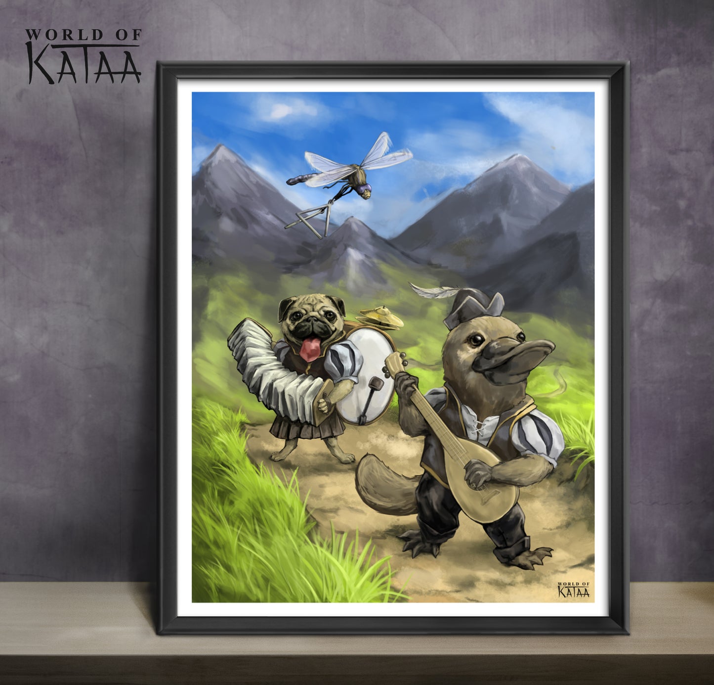 Traveling Bards Print | World of Kataa