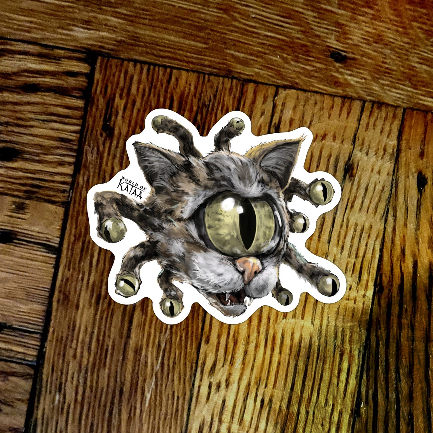 Cat Eye Monster Sticker