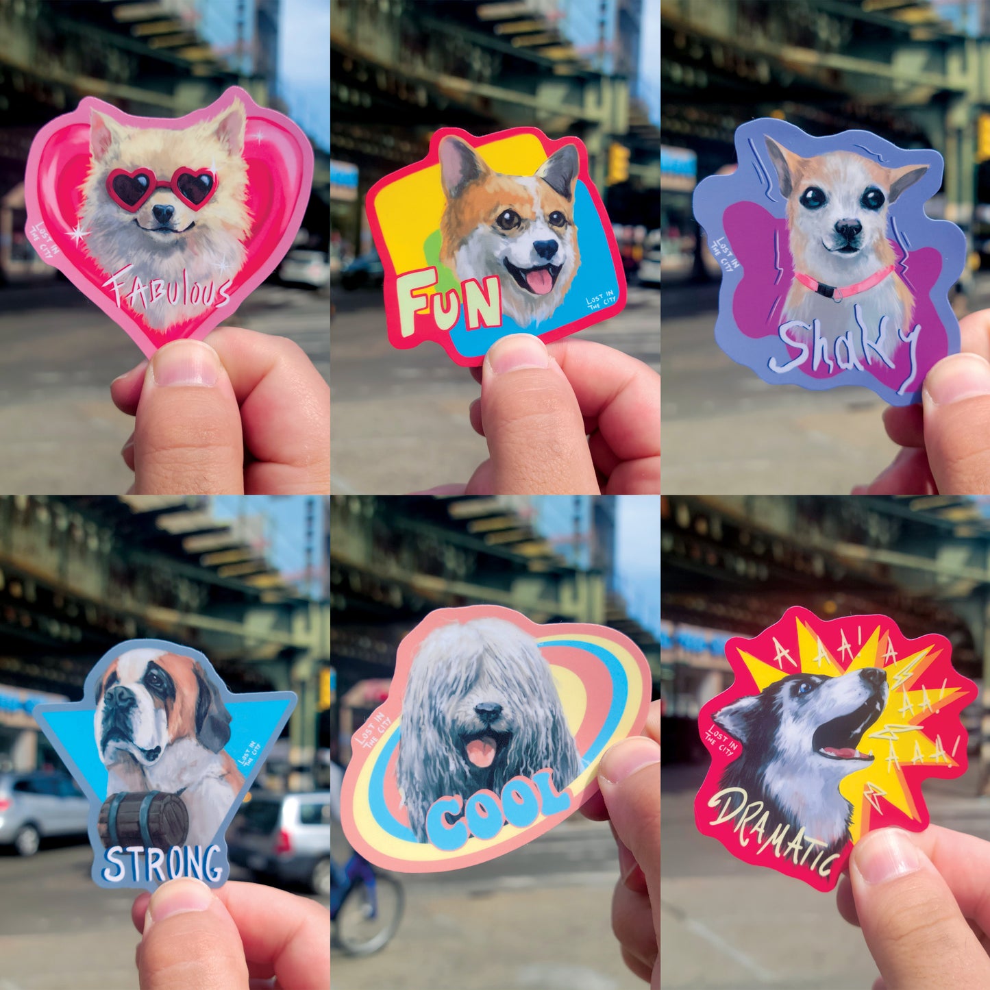Dog stickers