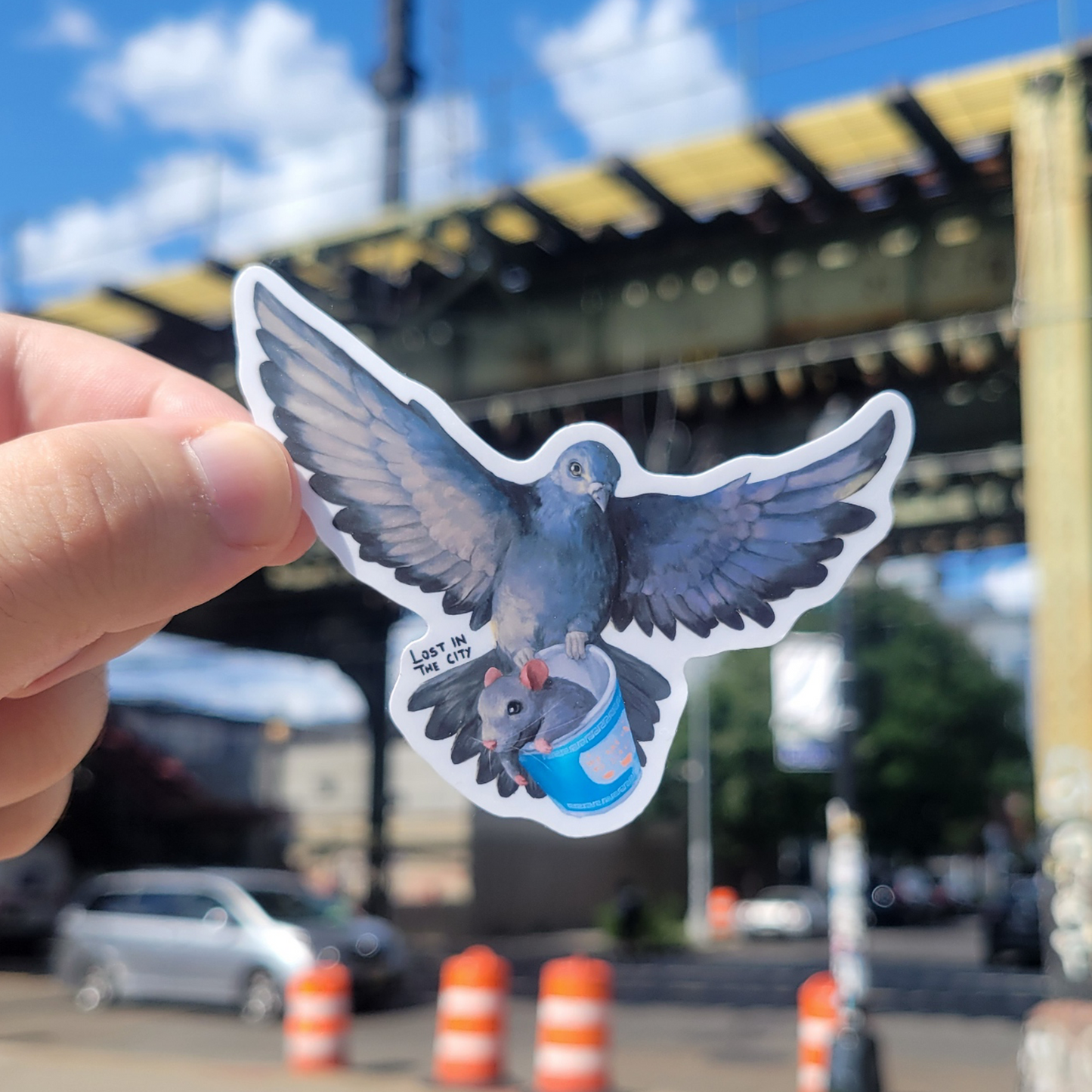 City Pigeon Stickers