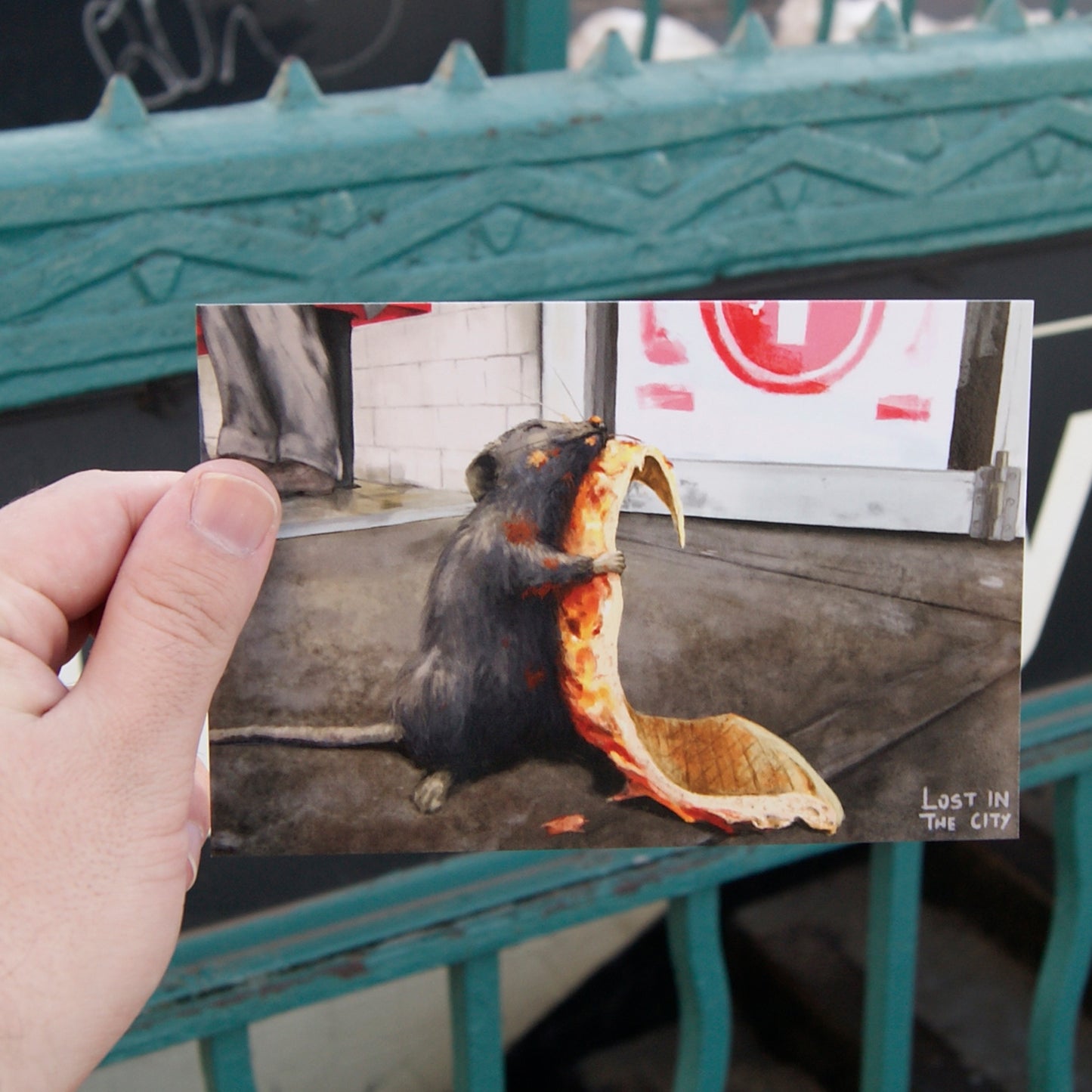 Pizza Rat Print | Lost in the City