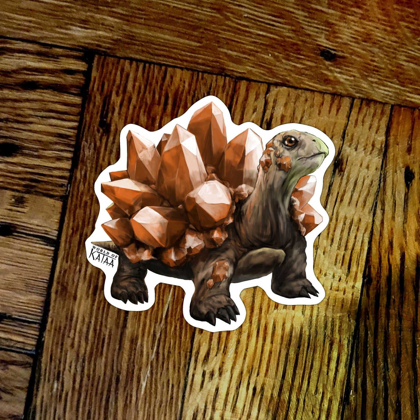 Gemstone Turtle Sticker
