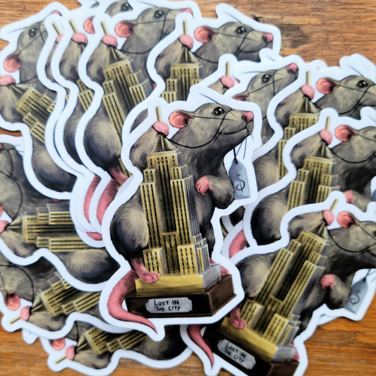Empire State Rat Sticker