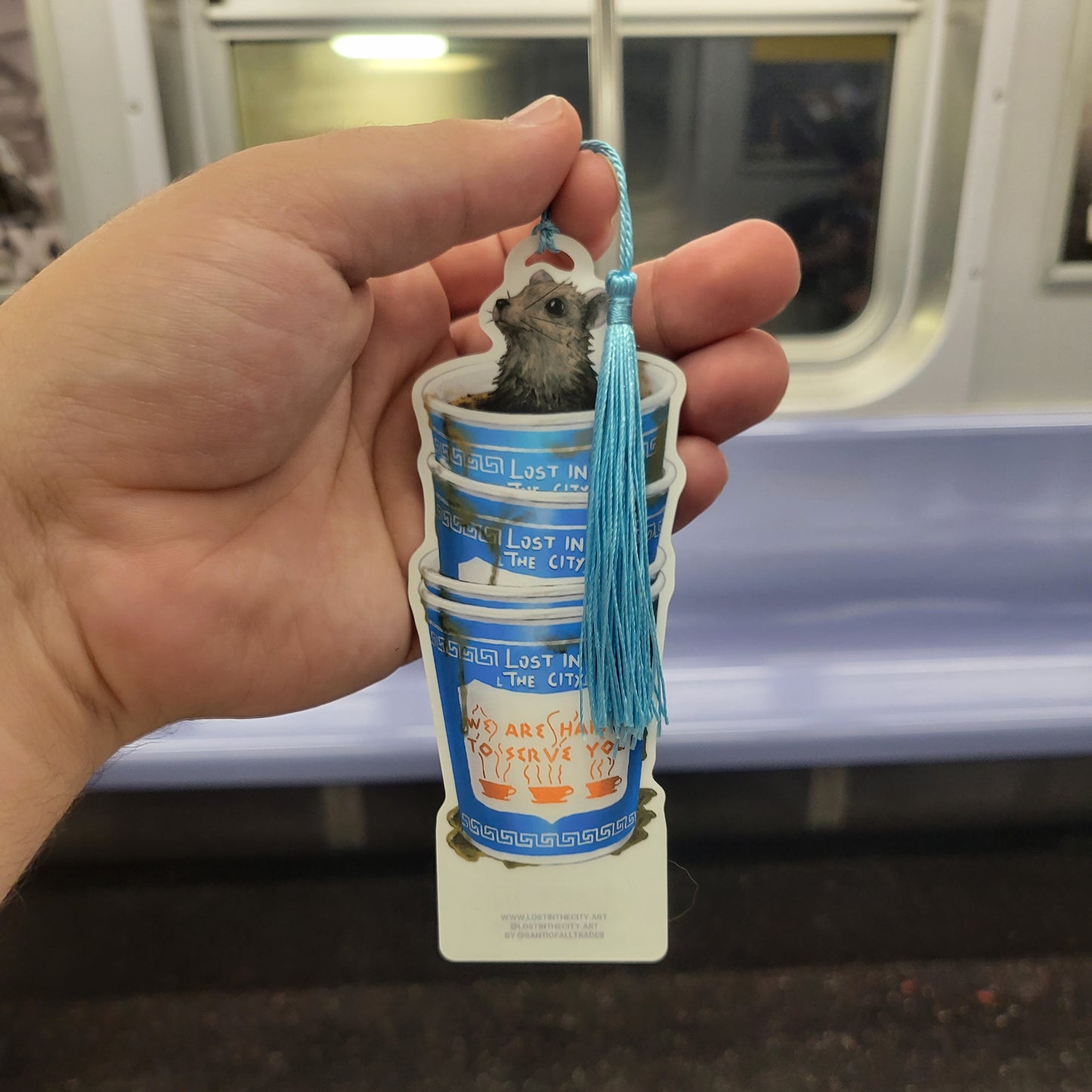 Rat Bookmark | Lost in the City