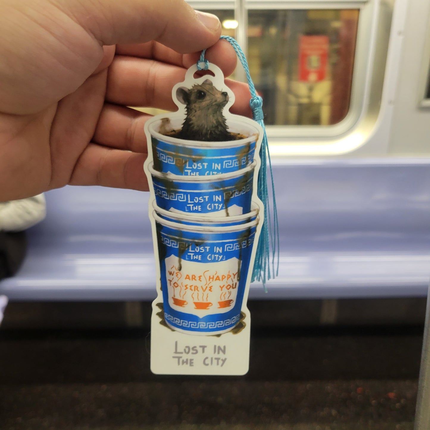 Rat Bookmark | Lost in the City