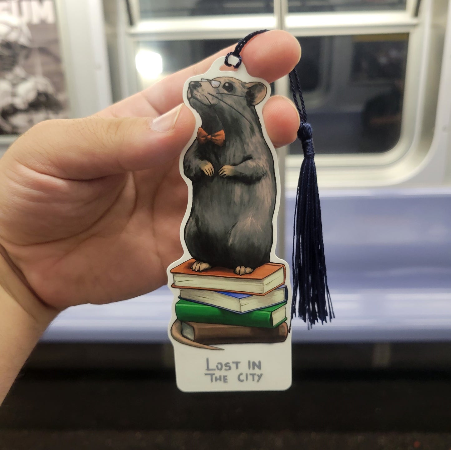 Rat Bookmark | Lost in the City