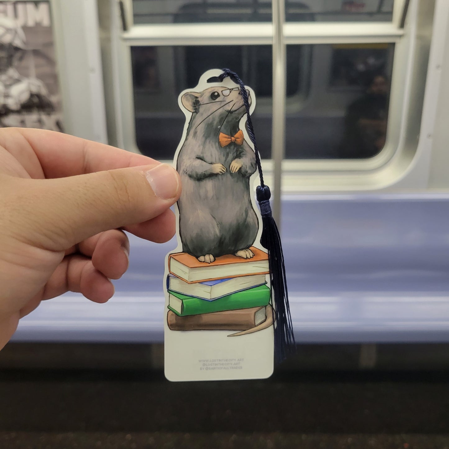 Rat Bookmark | Lost in the City