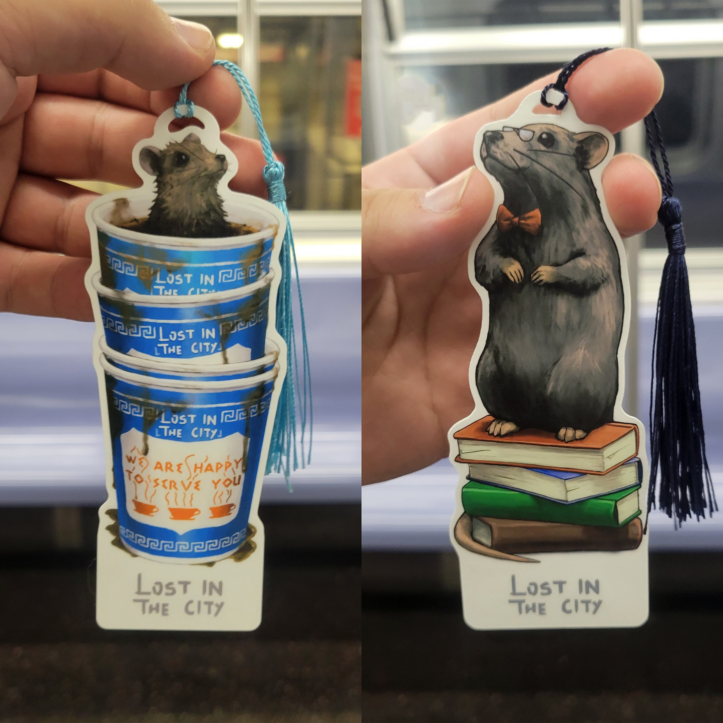 Rat Bookmark | Lost in the City