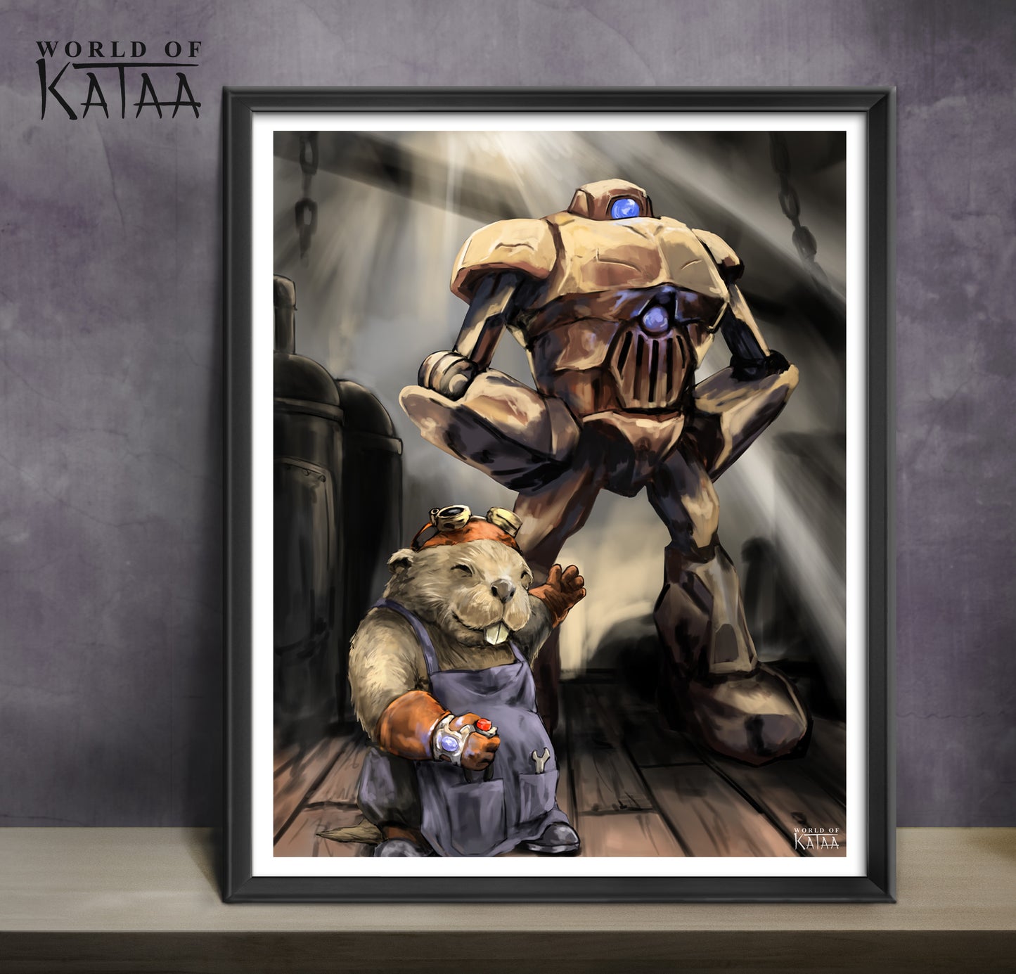 Artificer Beaver Print | World of Kataa