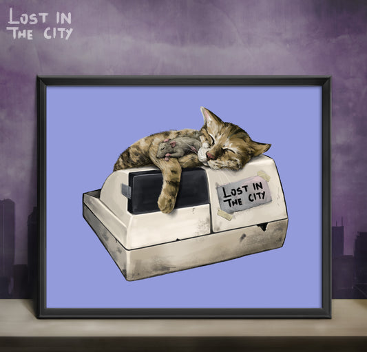Bodega Cat and Rat Print | Lost in the City
