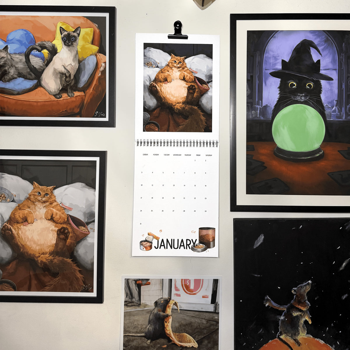 2027 Cat calendar