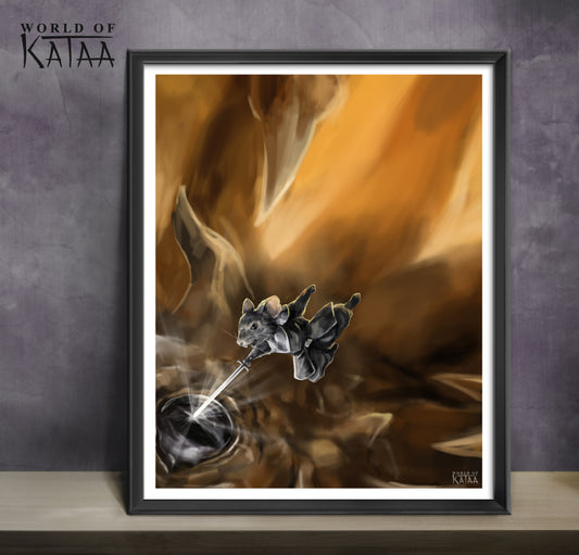 Dragon Slayer Mouse Print | World of Kataa