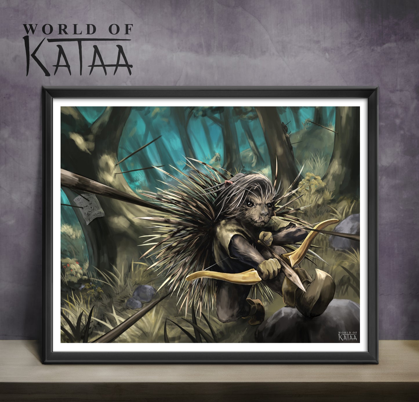 Porcupine Ranger Print | World of Kataa