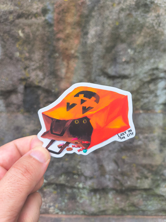 Halloween bag cat